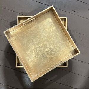 West Elm Gold Trays